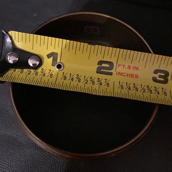 Vintage from India solid 3 shades of Brass Bracelet 1980s - Picture 7 of 7